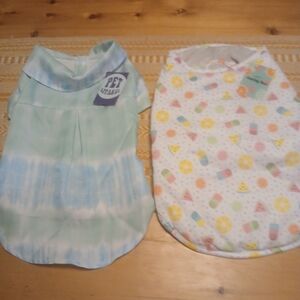 Two pieces Pet Apparel Size M. Cooling Vest/Tie Dye Dress. NWT